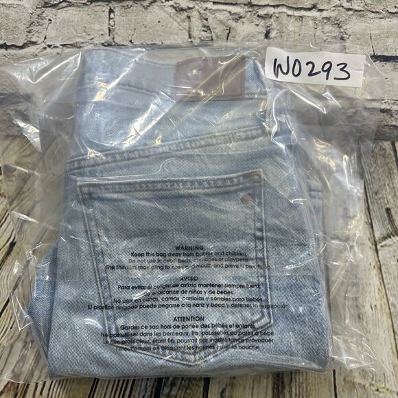 Madewell Jeans Womens 27 Blue The Perfect Vintage Crop Distressed Pants - Picture 16 of 16